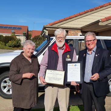 Milton Lewis and the RAWCS Humanitarian Award