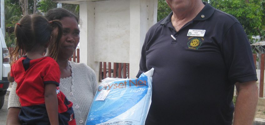 Nets distribution in Manatuto District, Nov 2012